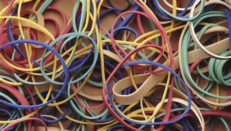 What is a rubber band made of, and how does it stretch the boundaries of imagination?